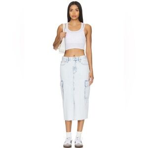 Pistola Denim skirt With cargo pockets